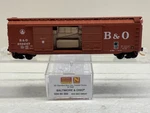 Scale Micro Trains Mtl 034 00 380 B&o 289247 Box Car W/factory Load. Fixed Price $32.50.