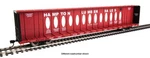 Walthers Ho Scale 72' Centerbeam Flatcar Hampton Lumber Crle #2575 910-50710. Fixed Price $28.82.