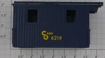 Lionel 6219-4 C&o Work Caboose. Fixed Price $14.00.