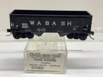 Scale Kadee Micro Trains Mtl 57060 Wabash 39305 Hopper. Fixed Price $28.75.