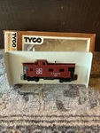 Tyco Ho Scale Electric Train 8 Wheel Caboose Santa Fe 327J:350 Box. Fixed Price $7.00.