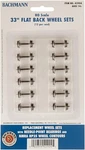 Trenes 33" Juegos De Ruedas Traseras Planas (12 Por Tarjeta) - Escala Ho. Fixed Price $34.72.