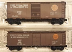2-N-MICRO Trains West India Fruit 40' Boxcar Nib 20630 / 120510 K4. Fixed Price $21.99.