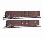Ho Walthers 932-235016 Gold Line 86' Hi-cube Boxcar 4-DOOR 2-PACK Milwaukee Road. Fixed Price $99.99.