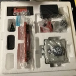 Hawthorne Village Budweiser Beer Wagon Flat Train Car Power Control HO/ON30. Fixed Price $55.00.