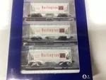 Athearn Genesis #GN24691 Scale "burlington" Acf 2970 Bay Hopper 3 Pack. Fixed Price $88.99.