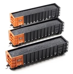Athearn Rtr Ho Omnisource 50' Thrall High Side Coal Scrap Gondola Crbx - 3 Pack. Fixed Price $145.00.