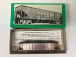 Bowser Scale H-21 4-BAY Hopper Prr 190928 Circle Keystone W/coal Load. Fixed Price $13.99.