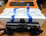Lionel 6-17948 Philadelphia Quartz 8000 Gallon Tank Car Nib Gauge Lqqk. Fixed Price $40.00.