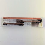 Micro-trains 04500290 Scale 50' Flat Cars W/fishbelly Sides & Beam Load Kcs. Fixed Price $67.80.