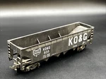 Ahm Hopper Car No. 5460E Kansas Oklahoma & Gulf Scale Train (t). Fixed Price $13.79.