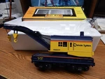 Mth Rail King 30-7916 Chessie Operating Crane Car Used Box Dusty Gauge Lqqk. Fixed Price $38.00.