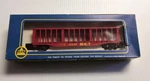 Vintage Ahm Ho Red 13224 Mkt Missouri Kansas Texas Pulpwood Rack Car #5392D. Fixed Price $9.74.