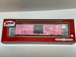 Ho Atlas Ttx Tbox Railbox 50' Fmc 5077 Boxcar Pink On Track For Cure Early. Fixed Price $49.99.
