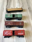 American Flyer 24516 Lumber, 24065 Nyc, 25006 Boxcar, 24048. Fixed Price $279.00.