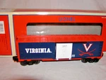 Lionel 6-39283 Virginia University Box Car 027 New Cavaliers College Sealed. Fixed Price $38.99.