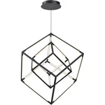 Atlas Lighting & Home CL11143-BK Cube Squared Chandelier Matte Black. Fixed Price $798.00.