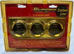 Sunpro CP7996 Triple Gauge Kit 2" Black Mechanical Nos Custom Line. Fixed Price $39.99.