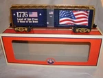 Lionel 2228410 American Flag Illuminated Box Car 027 New 2022 Mib Sealed. Fixed Price $119.99.