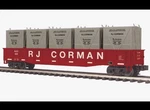 Mth Premier Scale (20-95718) Rj Corman Gondola Car With Lcl Containers. Fixed Price $175.00.