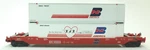 Mth 20-9502L Burlington Northern Husky Stack Car W/containers. Fixed Price $80.99.