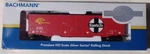 Bachmann Ho Scale 50' Plug-door Box Car Santa Fe #152086 Silver Series 18016. Fixed Price $23.00.