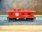 Tyco Scale 40' At&sf 7240 Red Hobby Model Railroad Cupula Caboose. Fixed Price $12.00.