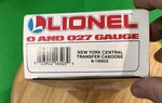 Lionel " Empty Box Only For # 6-16503 Transfer Caboose Sold As Is. Fixed Price $6.00.