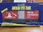 Amer Flyer 6-48346 2002 Christmas Boxcar (12/11/25) Chicago Collection. Fixed Price $25.00.
