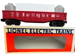 Lionel Burlington Gondola Electric Trains Model 6-16355 New Box. Fixed Price $22.00.