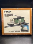 Tyco Ho Scale 4.5" Operating Floodlight Car Burlington Northern No. 346 Box. Fixed Price $17.49.