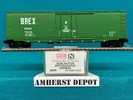 32090 Micro Trains Burlington Refrigerator Express Box Car Scale New. Fixed Price $19.95.