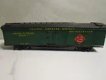 Central Valley Ho Railway Express Agency 50' Wooden Reefer Rex 7472. Fixed Price $11.99.