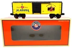 Lionel 6-29912 Gauge Love Alabama Boxcar Ln/box. Fixed Price $19.45.
