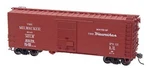 Intermountain 48501-20 Ho Scale Milwaukee Road 40' Rib Side Boxcar #22345. Fixed Price $42.79.