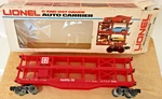 Lionel Santa Fe Auto Carrier 6-9281! O/O27 Gauge Open 3 Tier Atsf Nib. Fixed Price $28.00.