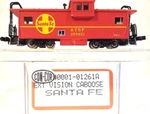 Con Cor 01-01261A Extended Vision Caboose Santa Fe #999821. Fixed Price $17.95.