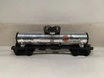 Lionel Gulf Oil Chrome Single Dome Tank Car 6-9189! Gauge Train Gas Freight. Fixed Price $35.00.