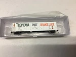 Athearn #25362 Scale Tropicana 57' Mechanical Refrigerator Car Rd #525. Fixed Price $31.99.