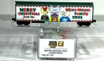 Micro-trains Z Scale 51' Reefer Car Micro-mouse 2022 Christmas 54800150. Fixed Price $25.65.