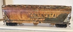 Scale Intermountain Custom Weathered 3 Bay Hopper Continental Grain Company. Fixed Price $47.78.