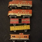Marx Gauge Wabash & Southern Pacific 6000 Locomotive Model Train Set. Fixed Price $44.00.