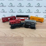 Vintage Ho Scale Train Lot Rivarossi Ahm Steam Loco Cn Caboose Mantua Tyco Cars. Fixed Price $53.96.