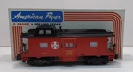 American Flyer 4-9405 Scale Santa Fe Bay Window Illuminated Caboose Nib. Fixed Price $24.99.