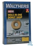 Walthers 933-3835 Hole-in-one Donut Shop Kit Scale Train. Fixed Price $23.99.