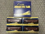 + American Flyer Gauge 6-48613 Bessemer And Lake Erie Set Of Hopper Cars. Fixed Price $185.00.