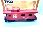 Tyco No. 327J:350 Santa Fe A.t. & S.f. 7240 8-WHEEL Red Caboose Original Box. Fixed Price $5.99.