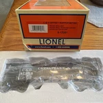 Lionel Chesapeake & Ohio Black Offset Hopper Gauge Diecast Freight Car 6-17061. Fixed Price $49.00.