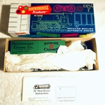 36' Meat Reefer Car: Oppenheimer Casing #oppx 8002 (roundhouse #3192,HO,UNBUILT). Fixed Price $9.95.
