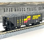 Micro-trains Scale Seaboard System 100 Ton Bay Hopper With Coal Load 341457. Fixed Price $21.99.